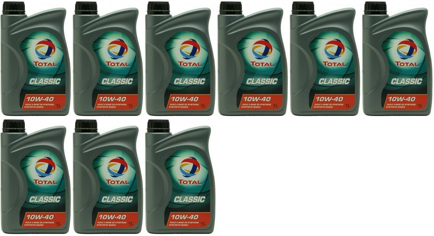 Total Classic 7 10W-40 Motoröl 9x 1l = 9 Liter