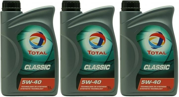 Total Classic 9 5W-40 Motoröl 3x 1l = 3 Liter