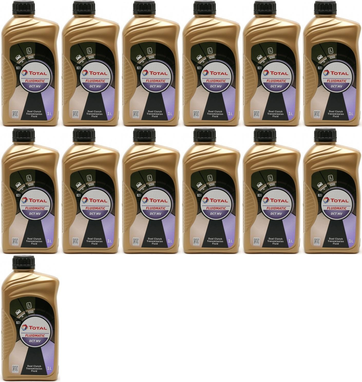 Total Fluidmatic DCT MV Doppelkupplungsgetriebeöl ATF 13x 1l = 13 Liter