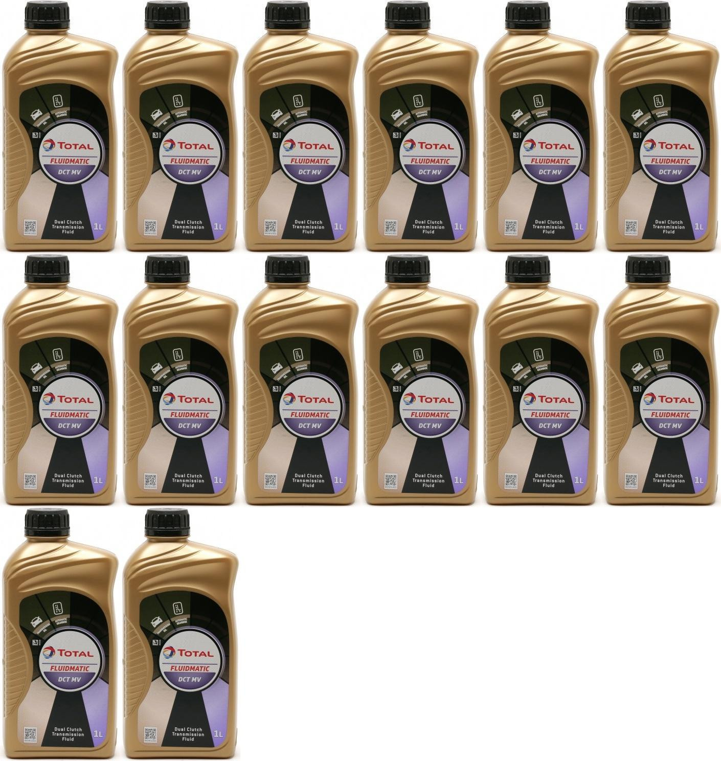 Total Fluidmatic DCT MV Doppelkupplungsgetriebeöl ATF 14x 1l = 14 Liter