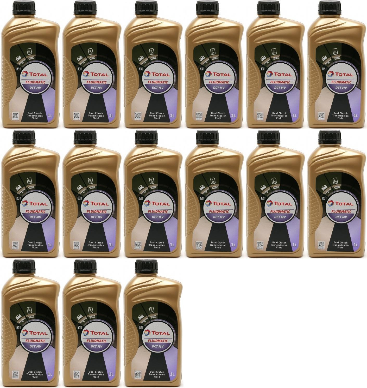 Total Fluidmatic DCT MV Doppelkupplungsgetriebeöl ATF 15x 1l = 15 Liter