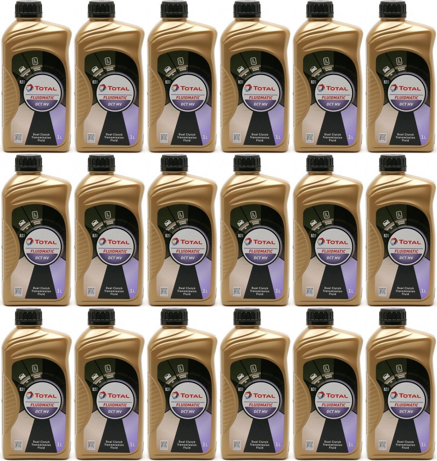Total Fluidmatic DCT MV Doppelkupplungsgetriebeöl ATF 18x 1l = 18 Liter