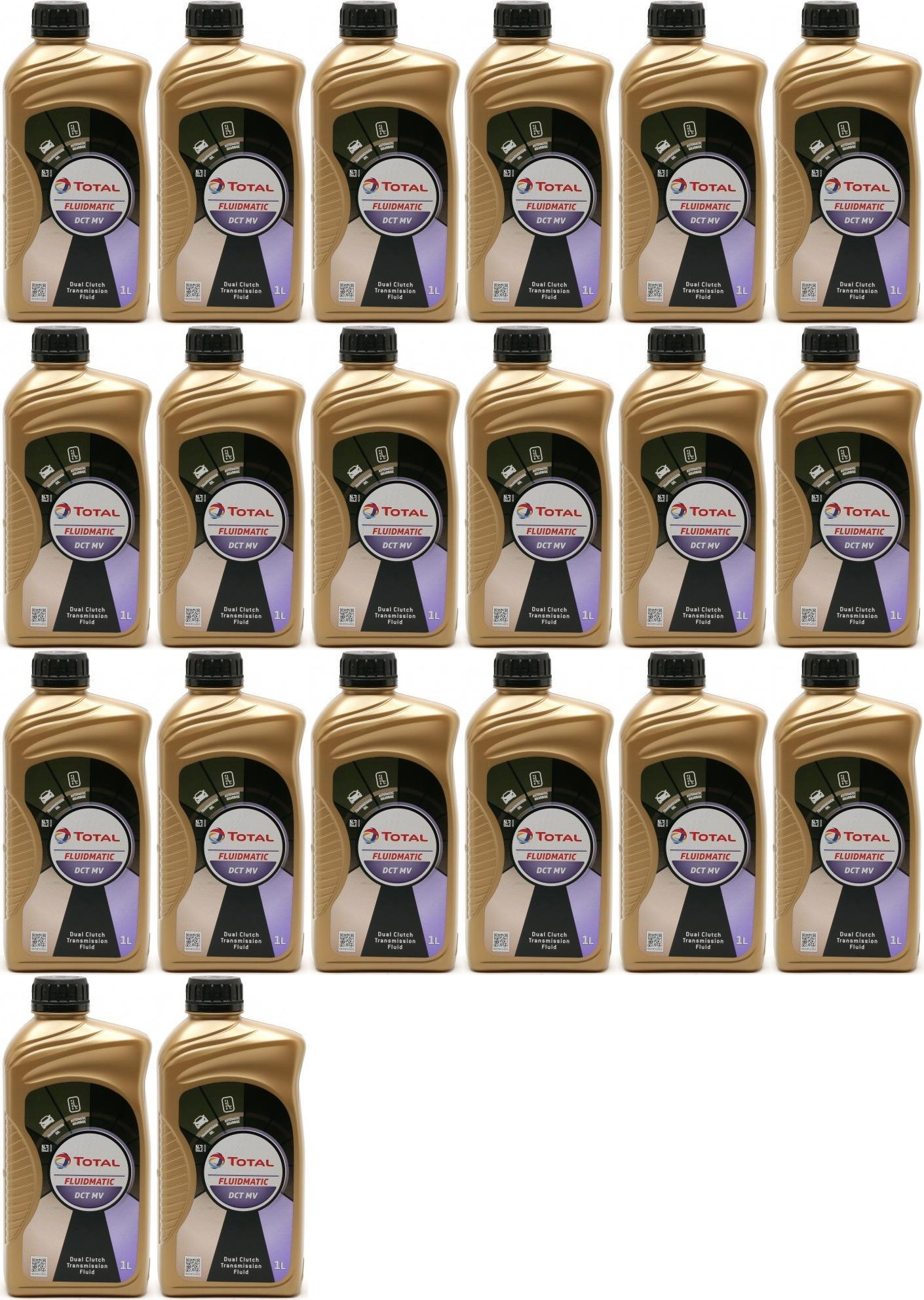 Total Fluidmatic DCT MV Doppelkupplungsgetriebeöl ATF 20x 1l = 20 Liter