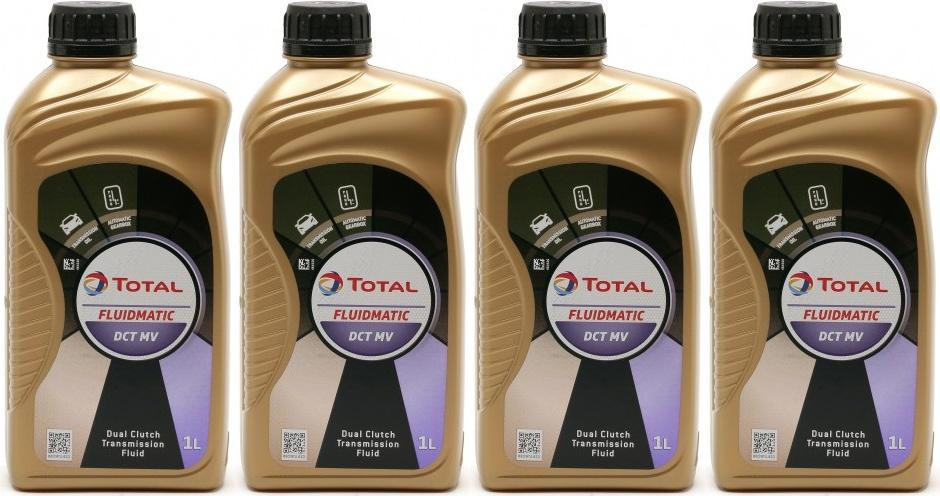 Total Fluidmatic DCT MV Doppelkupplungsgetriebeöl ATF 4x 1l = 4 Liter