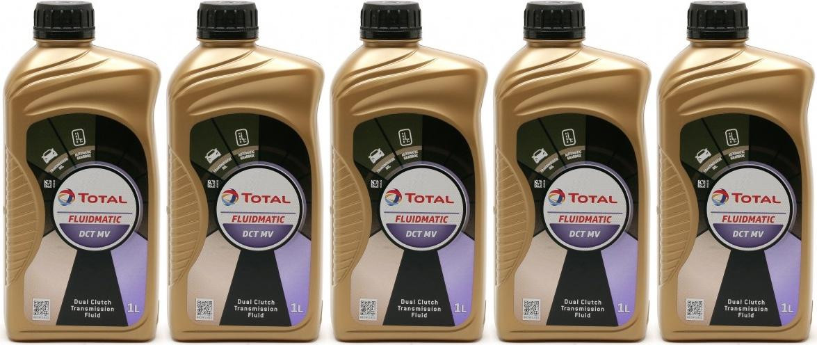 Total Fluidmatic DCT MV Doppelkupplungsgetriebeöl ATF 5x 1l = 5 Liter