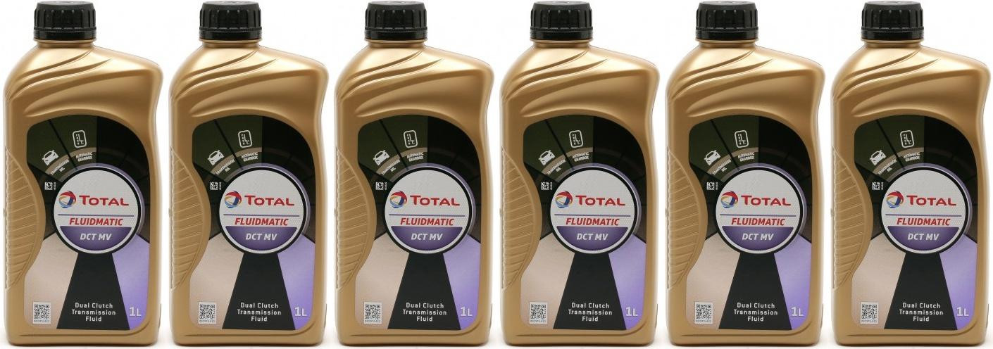 Total Fluidmatic DCT MV Doppelkupplungsgetriebeöl ATF 6x 1l = 6 Liter