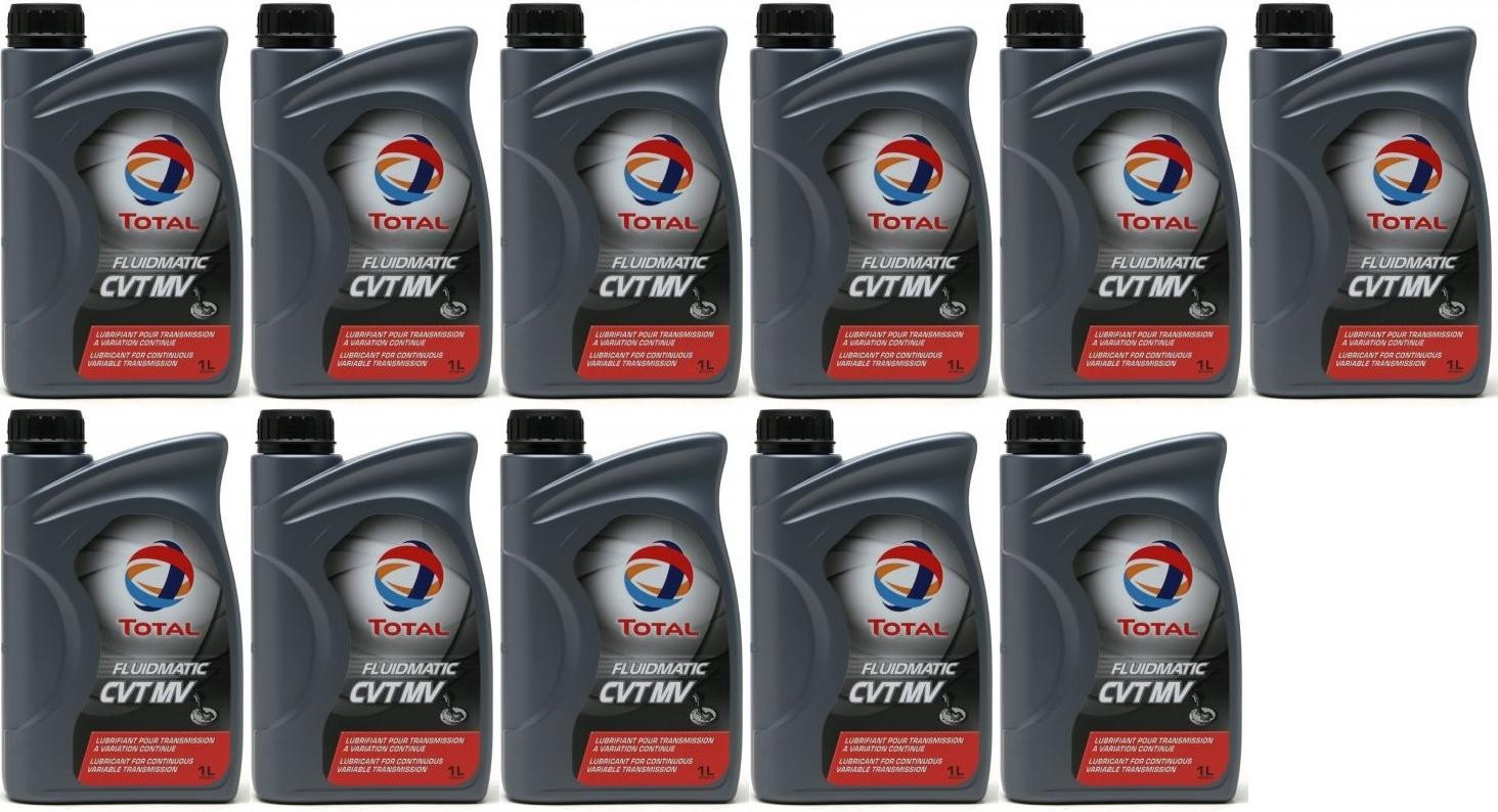 Total Fluidmatic CVT MV Automatikgetriebeöl 11x 1l = 11 Liter