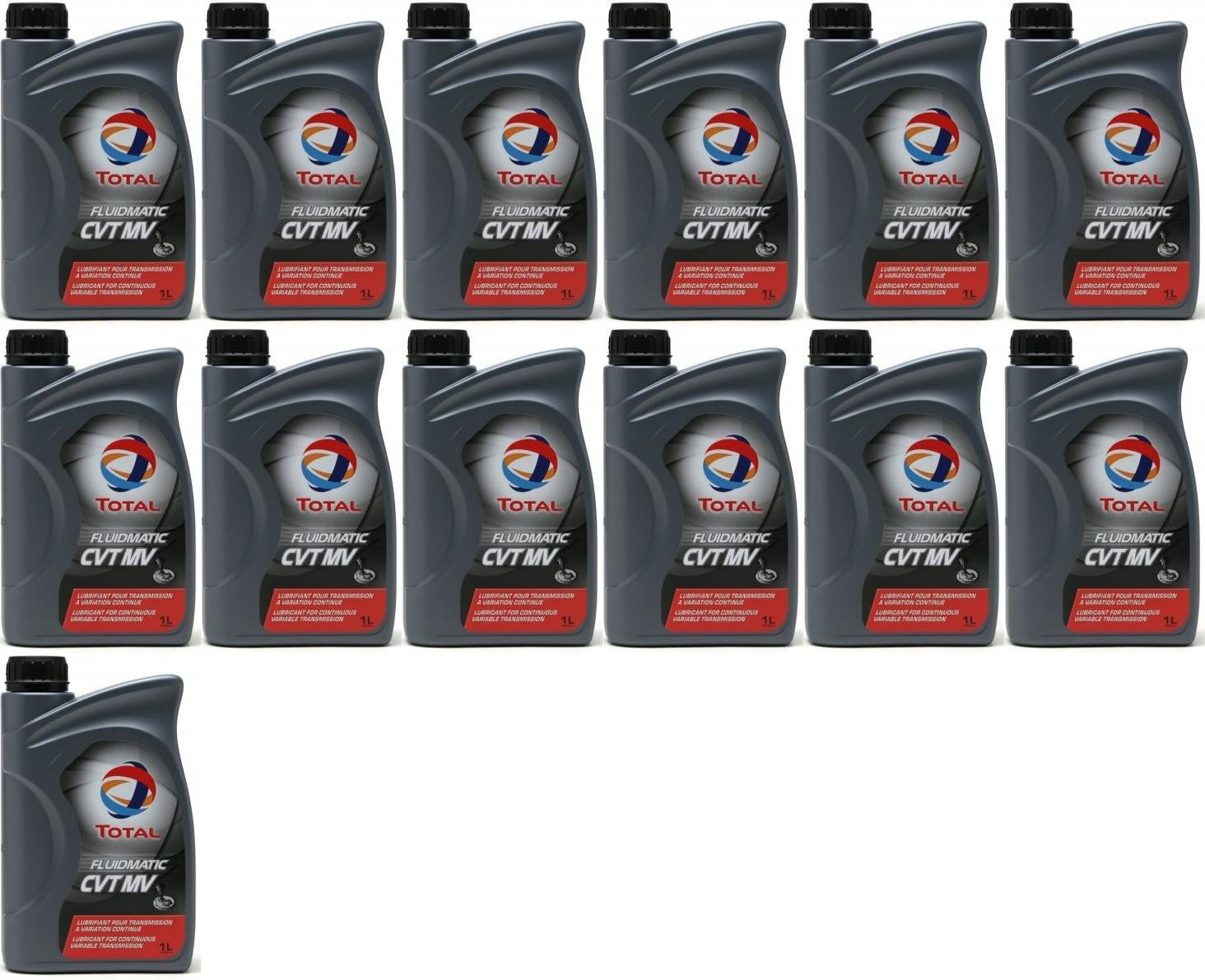 Total Fluidmatic CVT MV Automatikgetriebeöl 13x 1l = 13 Liter
