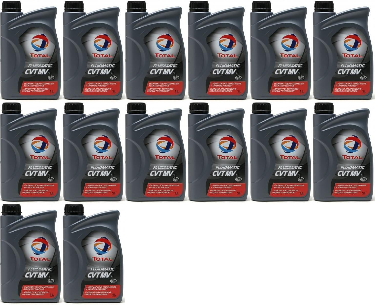 Total Fluidmatic CVT MV Automatikgetriebeöl 14x 1l = 14 Liter