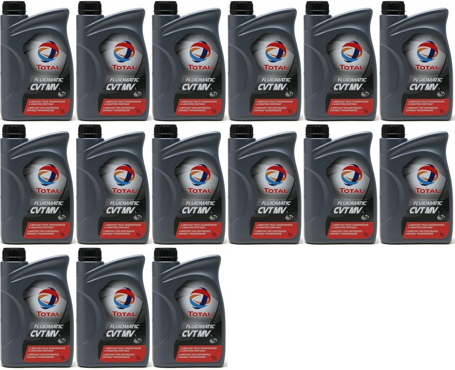 Total Fluidmatic CVT MV Automatikgetriebeöl 15x 1l = 15 Liter