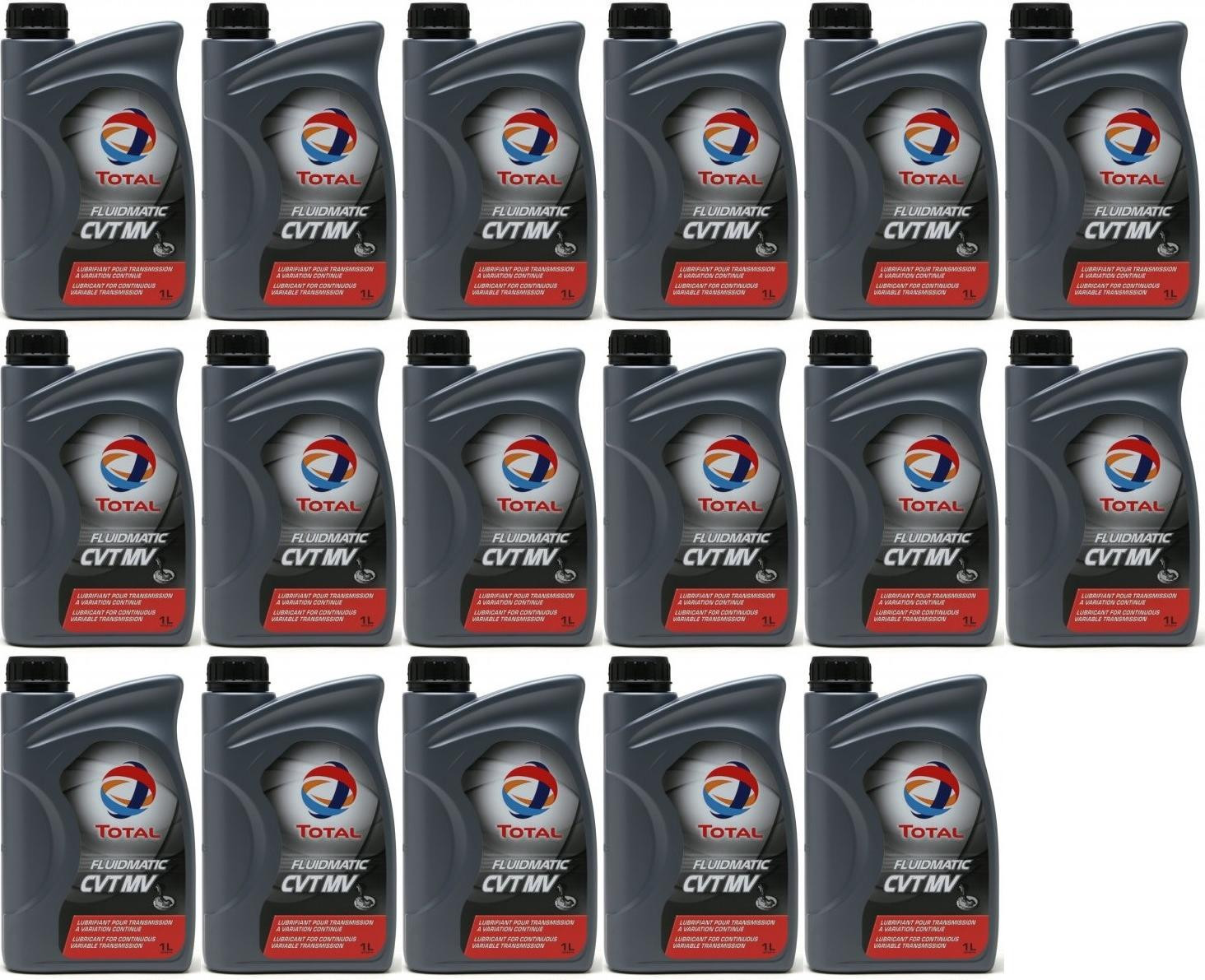 Total Fluidmatic CVT MV Automatikgetriebeöl 17x 1l = 17 Liter