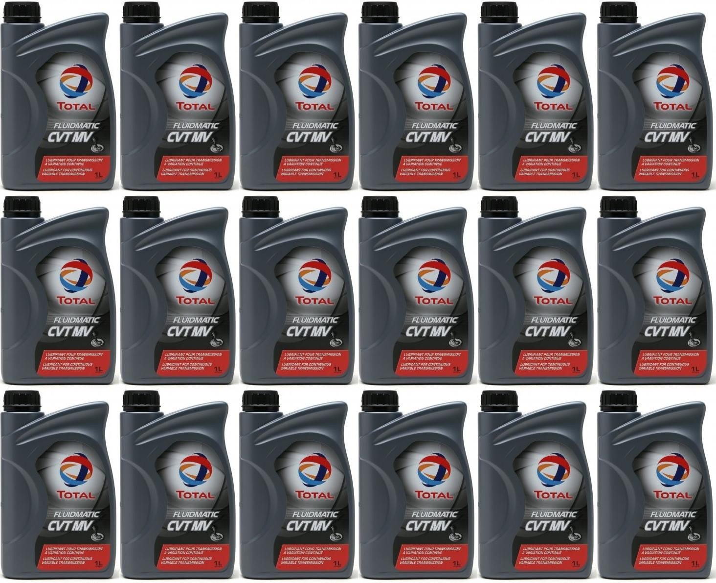 Total Fluidmatic CVT MV Automatikgetriebeöl 18x 1l = 18 Liter