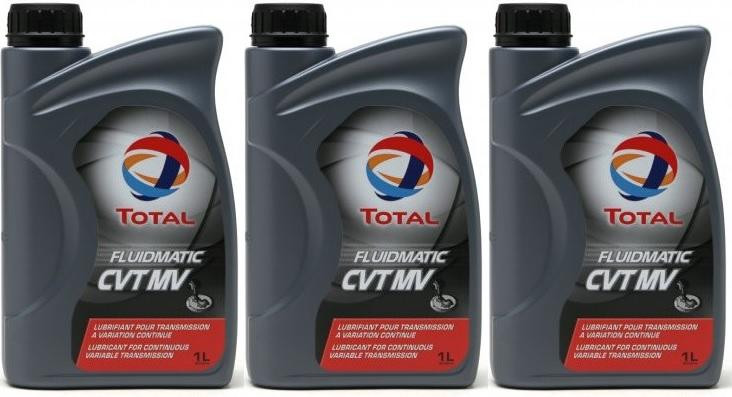 Total Fluidmatic CVT MV Automatikgetriebeöl 3x 1l = 3 Liter
