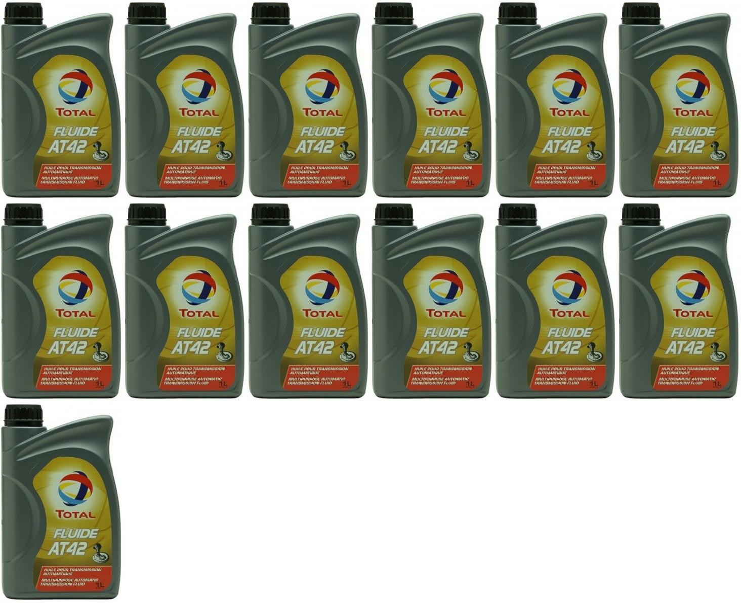 Total Fluide AT 42 Automatikgetriebeöl 13x 1l = 13 Liter