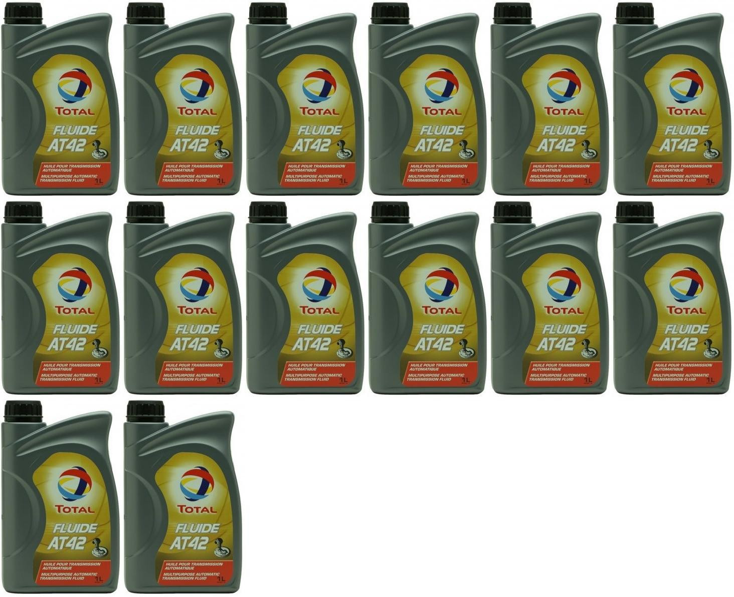 Total Fluide AT 42 Automatikgetriebeöl 14x 1l = 14 Liter