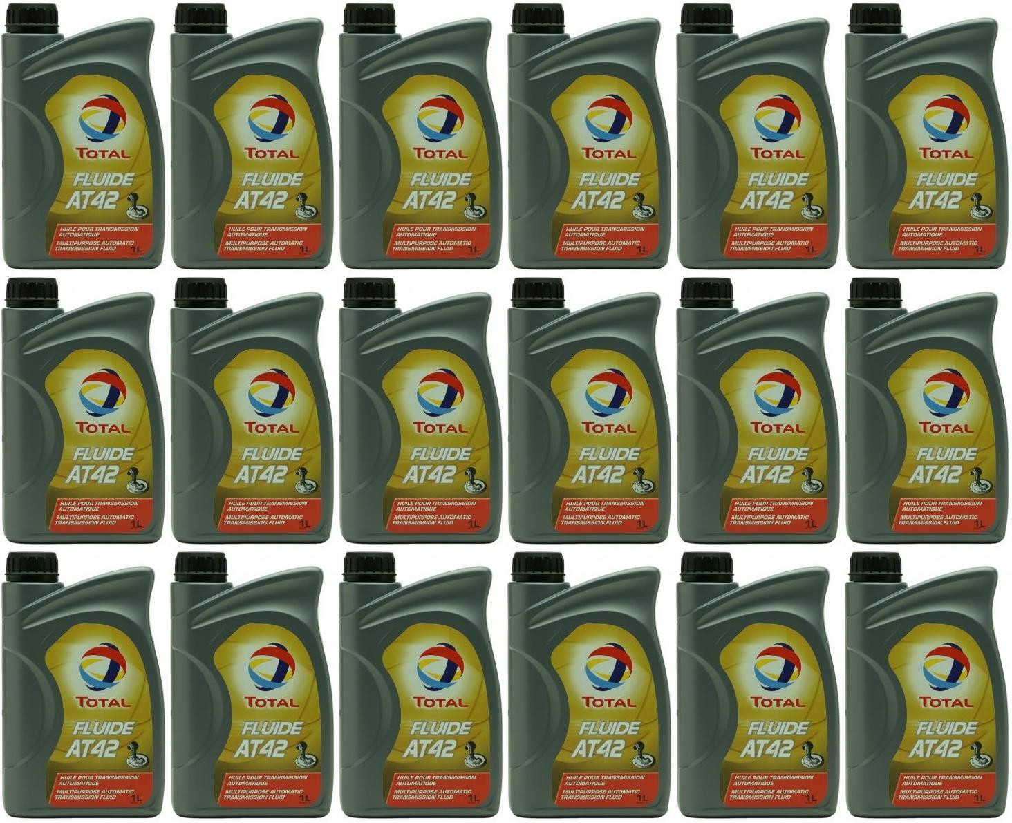 Total Fluide AT 42 Automatikgetriebeöl 18x 1l = 18 Liter