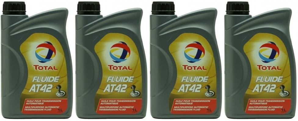 Total Fluide AT 42 Automatikgetriebeöl 4x 1l = 4 Liter