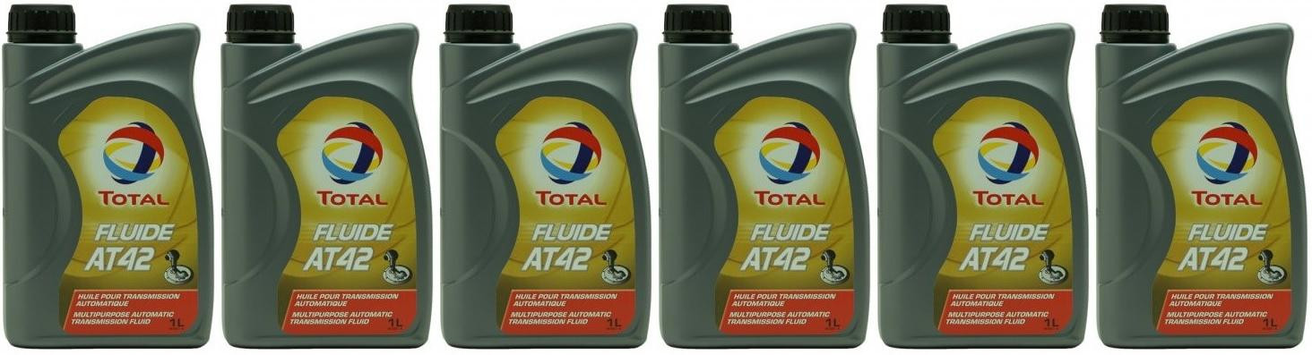 Total Fluide AT 42 Automatikgetriebeöl 6x 1l = 6 Liter