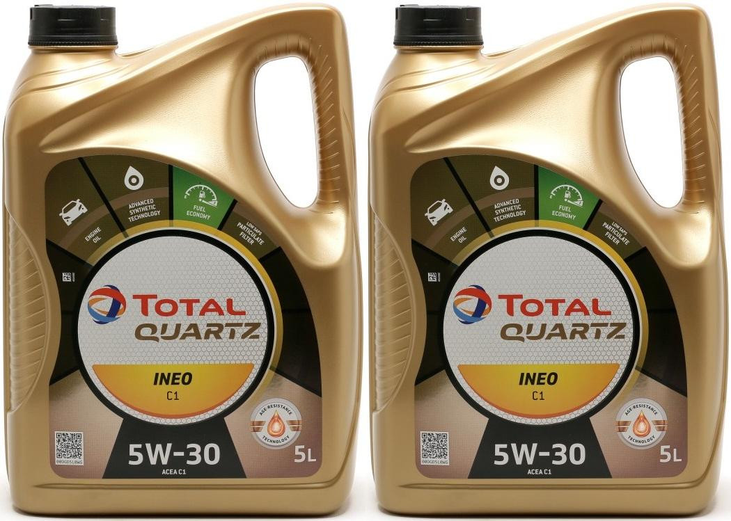 Total Quartz Ineo C1 5W-30 Motoröl 2x 5 = 10 Liter