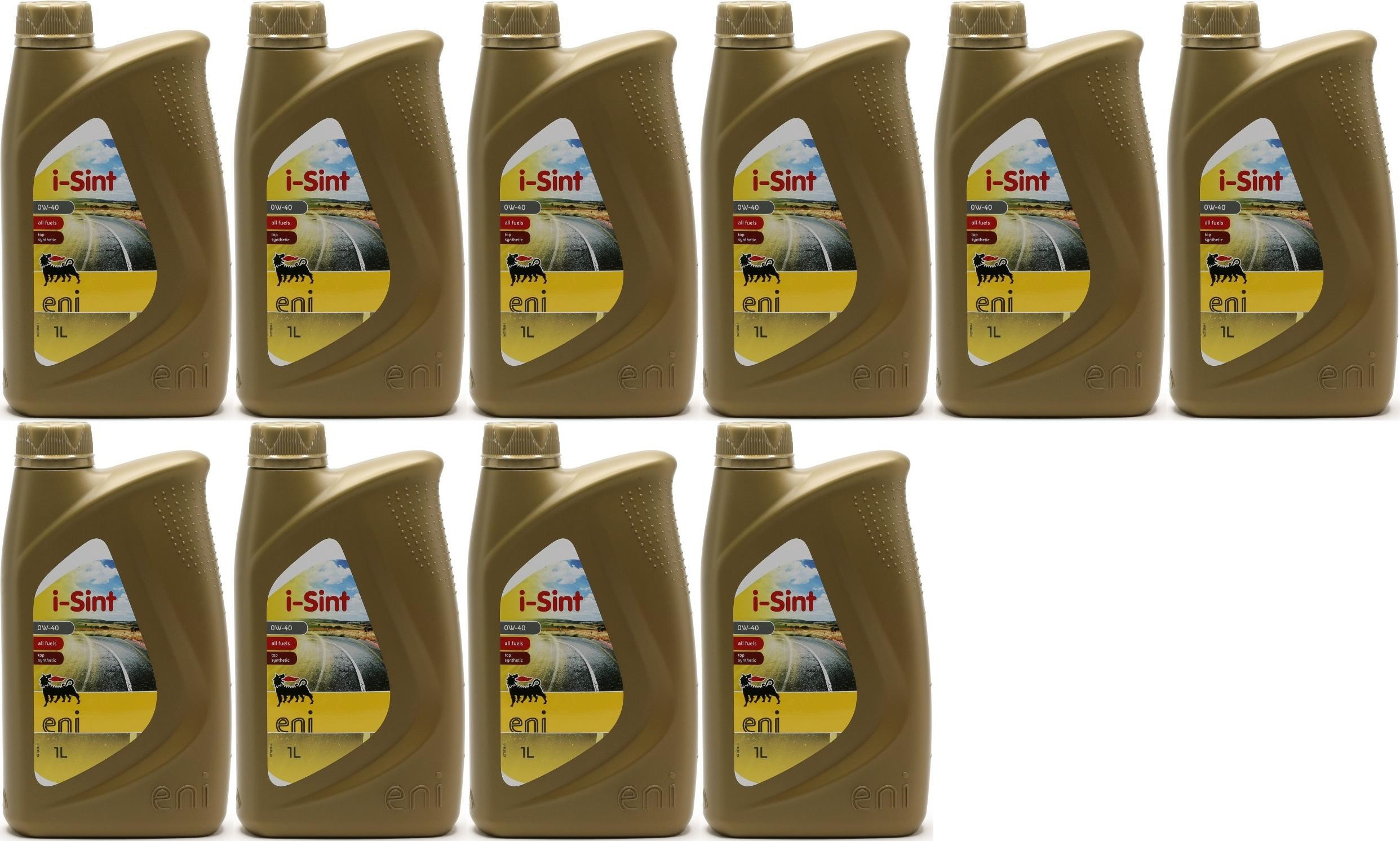 Eni i-Sint 0W-40 Motoröl 10x 1l = 10 Liter