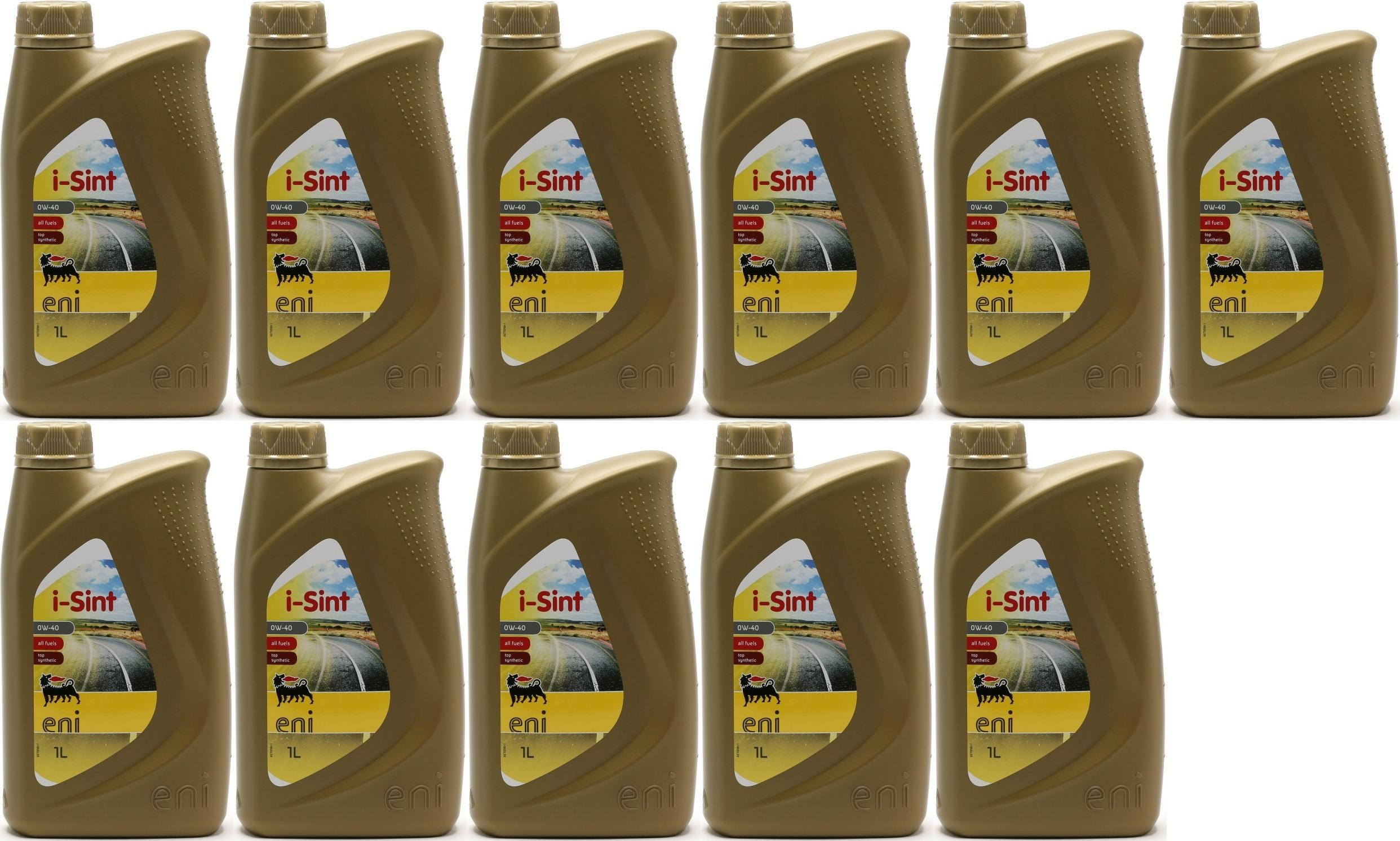 Eni i-Sint 0W-40 Motoröl 11x 1l = 11 Liter