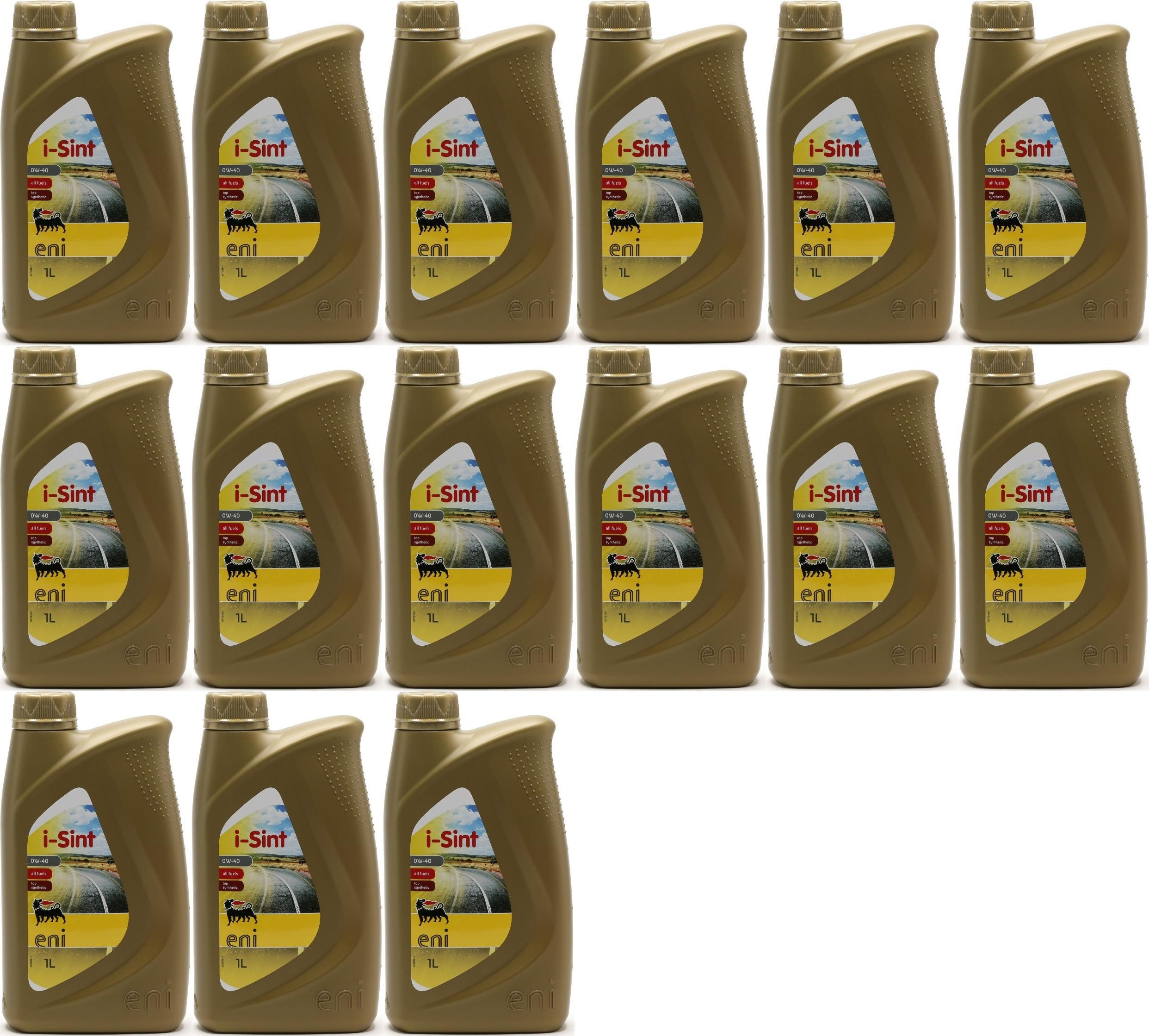 Eni i-Sint 0W-40 Motoröl 15x 1l = 15 Liter
