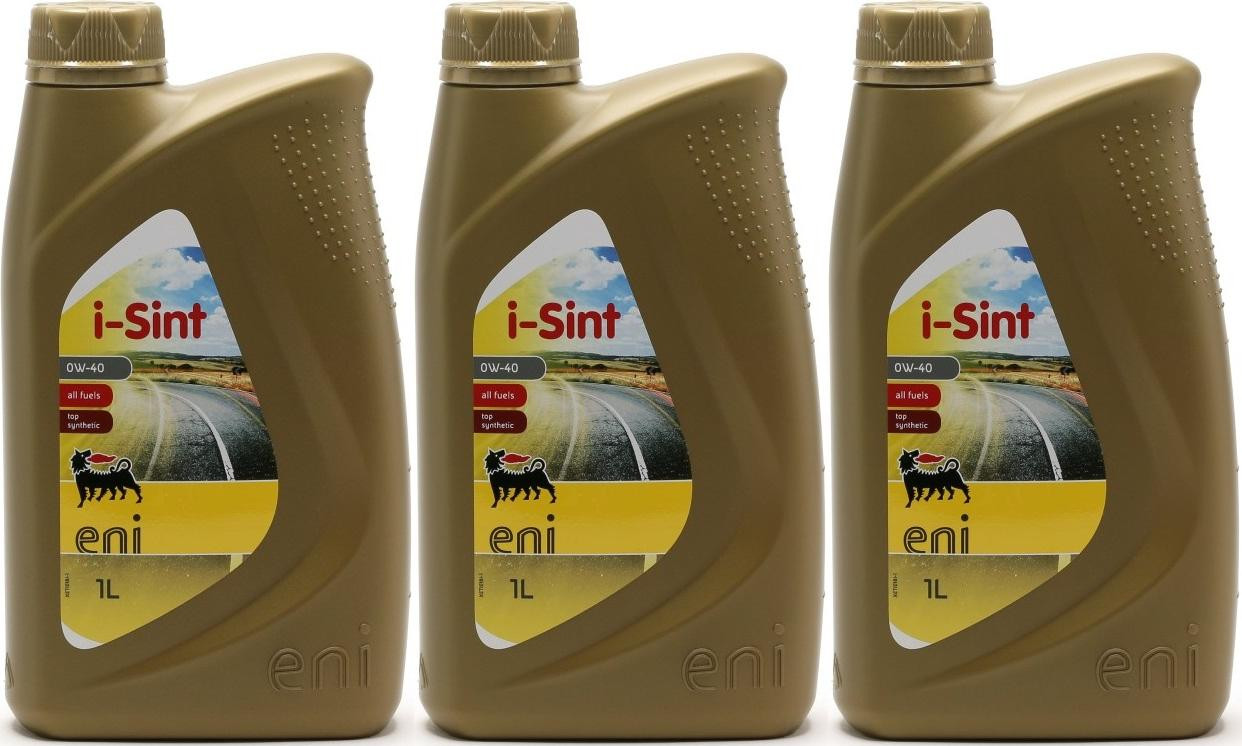 Eni i-Sint 0W-40 Motoröl 3x 1l = 3 Liter