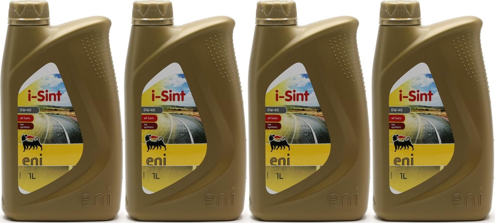 Eni i-Sint 0W-40 Motoröl 4x 1l = 4 Liter