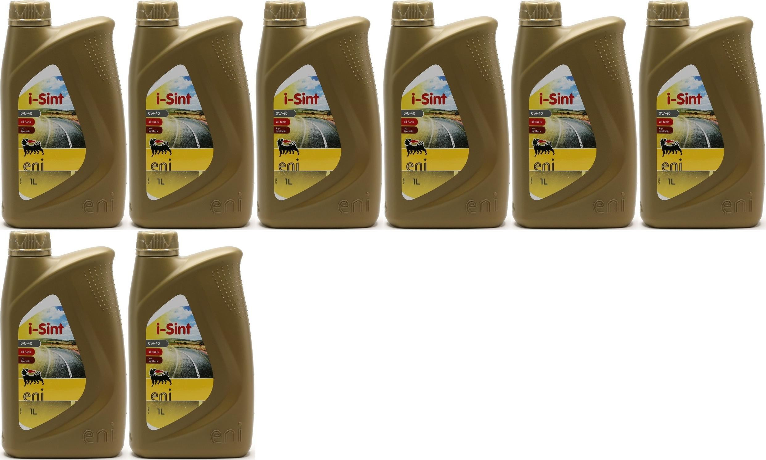 Eni i-Sint 0W-40 Motoröl 8x 1l = 8 Liter