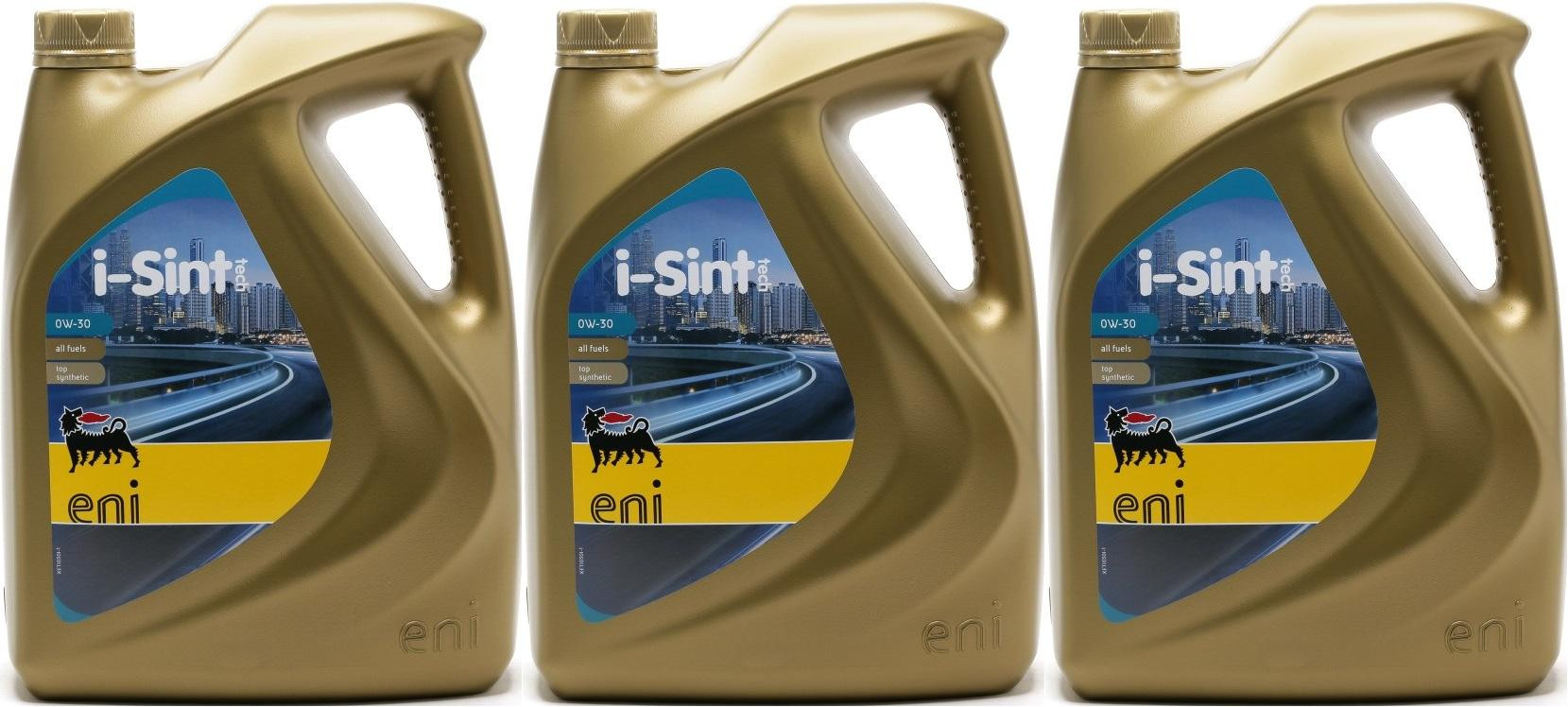 Eni i-Sint tech 0W-30 Motoröl 3x 5 = 15 Liter