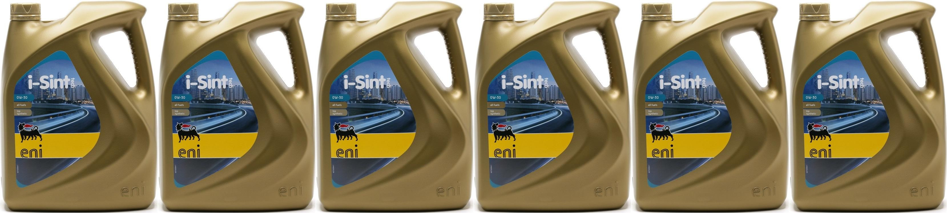 Eni i-Sint tech 0W-30 Motoröl 6x 5 = 30 Liter