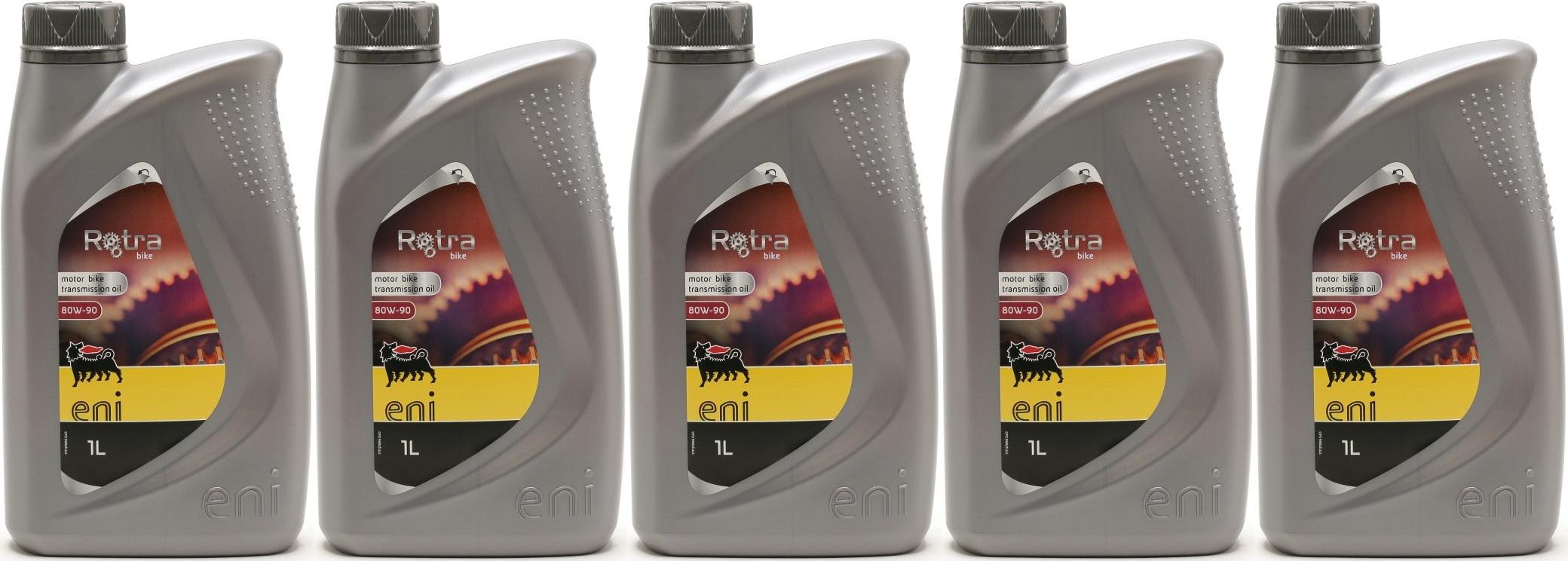 Eni Rotra 80W-90 Getriebeöl GL4 Piaggio Vespa Aprilia Roller 5x 1l = 5 Liter