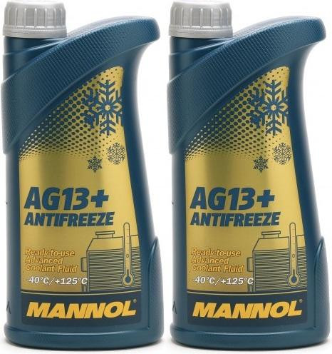 Mannol Kühlerfrostschutz Antifreeze AG13+ -40 Fertigmischung 2x 1l = 2 Liter