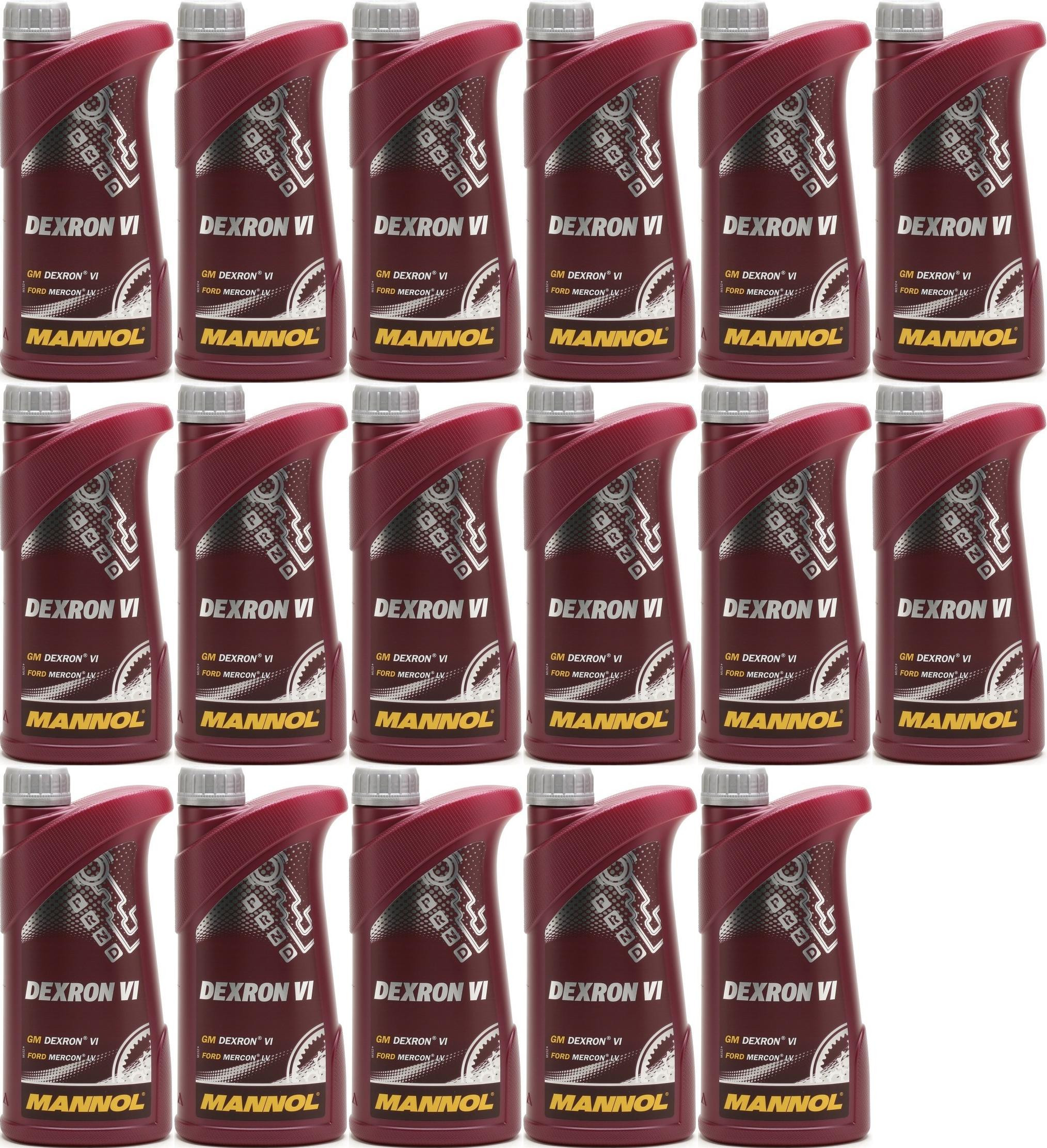 MANNOL Dexron VI 17x 1l = 17 Liter