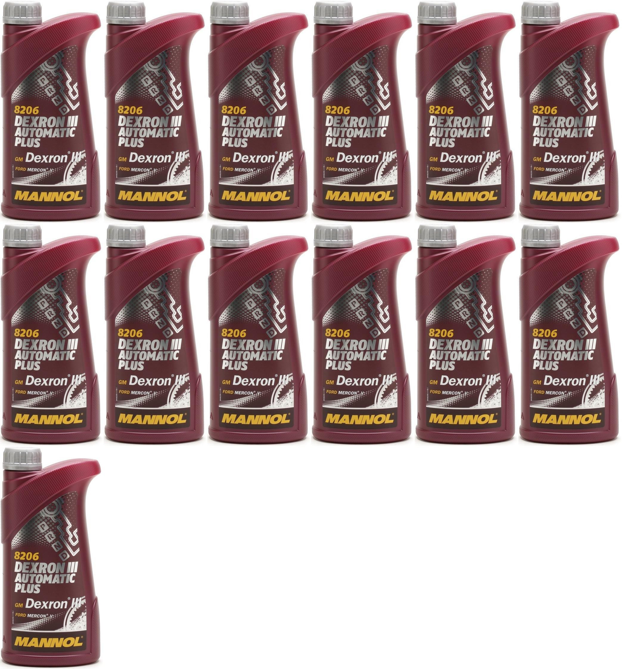 MANNOL Dexron III Automatic Plus 13x 1l = 13 Liter