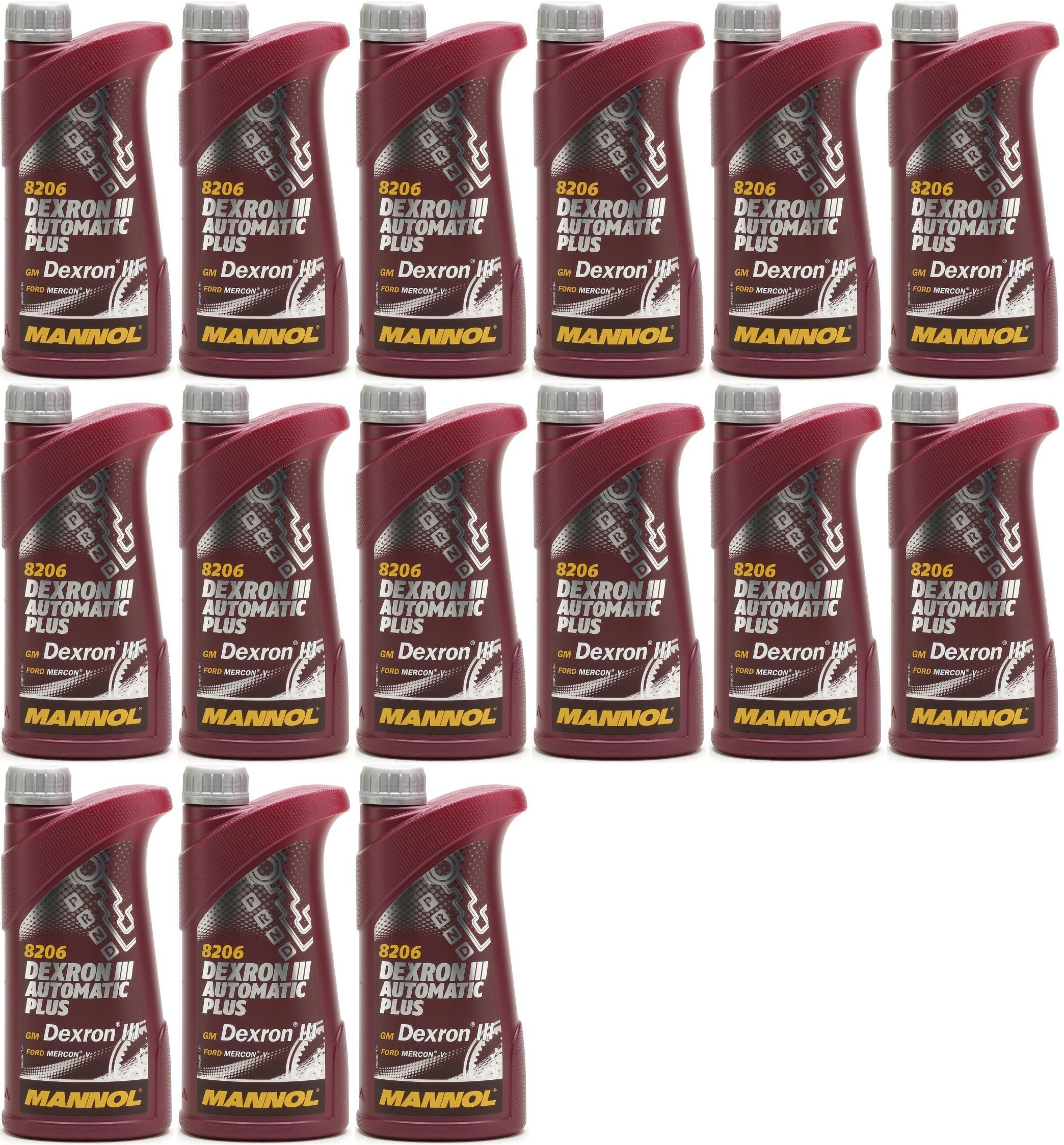 MANNOL Dexron III Automatic Plus 15x 1l = 15 Liter