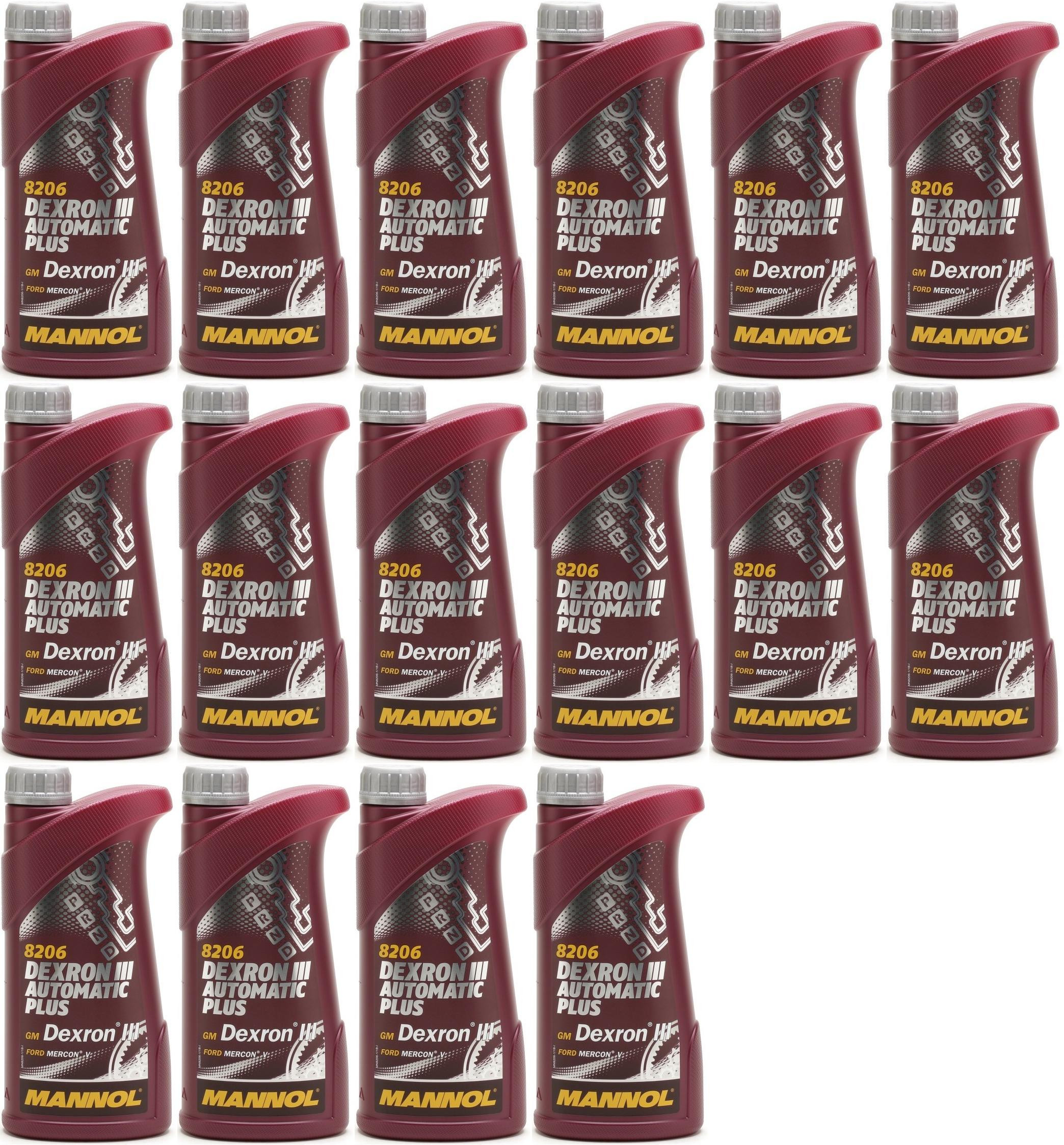 MANNOL Dexron III Automatic Plus 16x 1l = 16 Liter