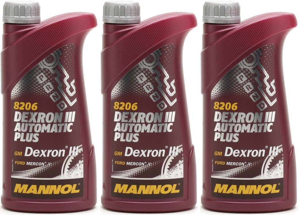 MANNOL Dexron III Automatic Plus 3x 1l = 3 Liter