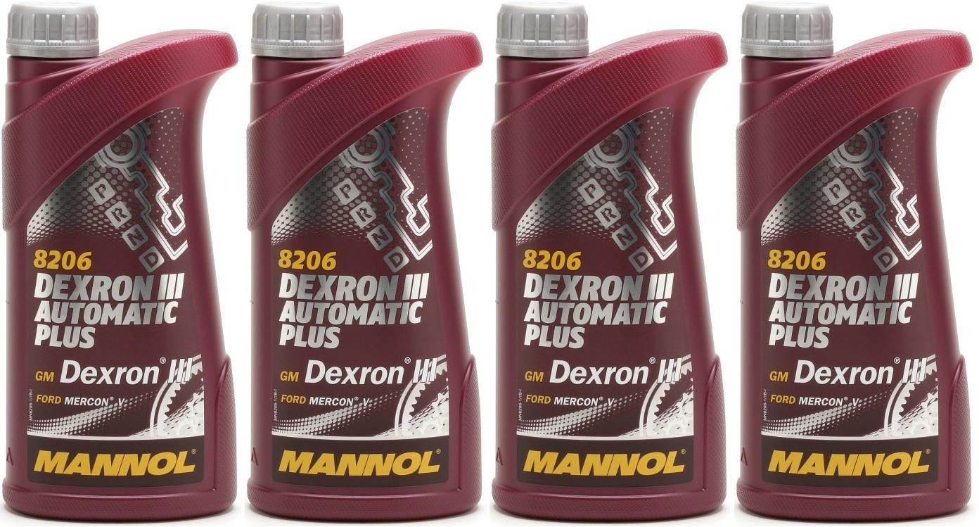 MANNOL Dexron III Automatic Plus 4x 1l = 4 Liter