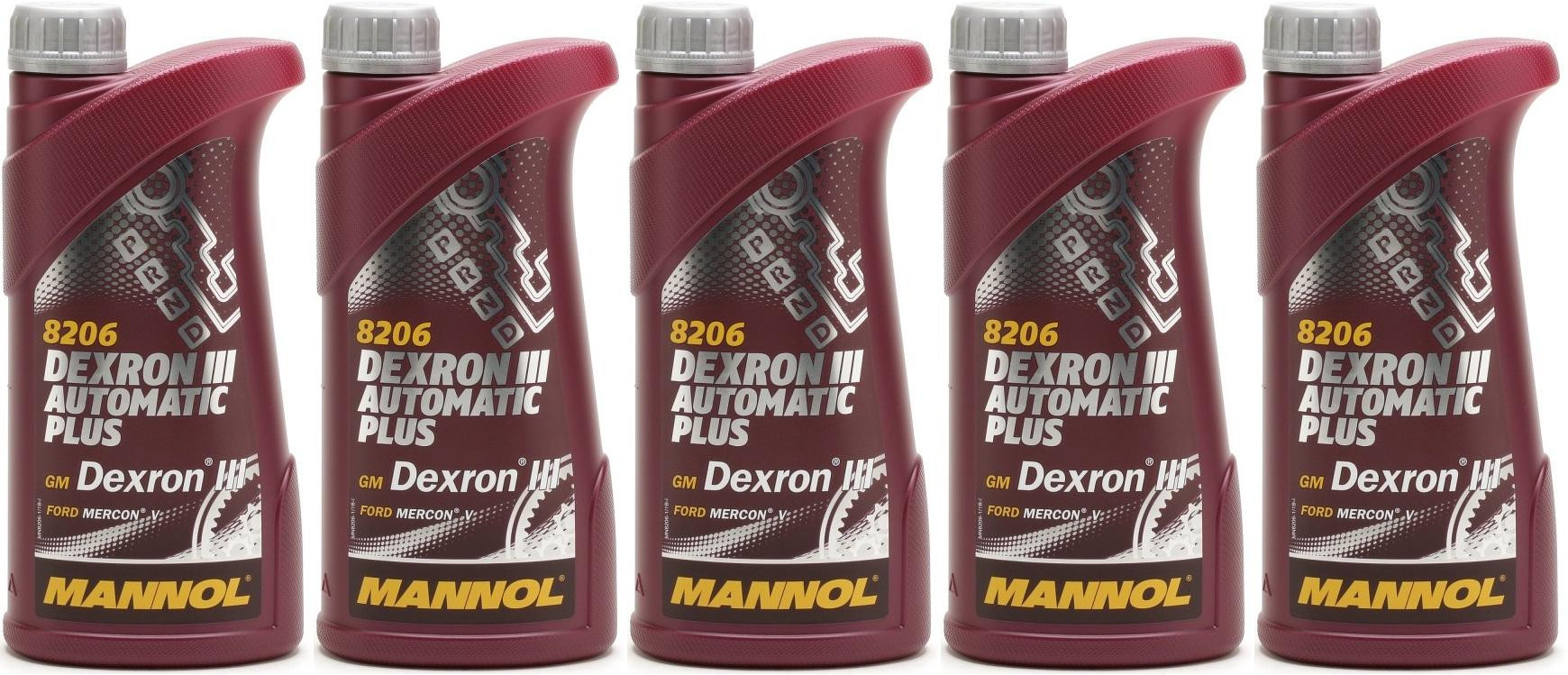 MANNOL Dexron III Automatic Plus 5x 1l = 5 Liter