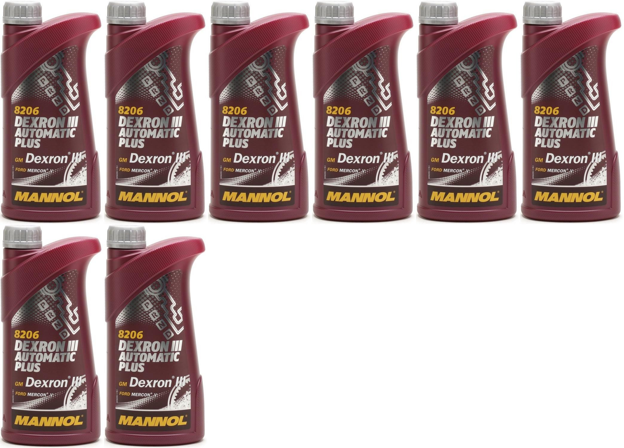 MANNOL Dexron III Automatic Plus 8x 1l = 8 Liter