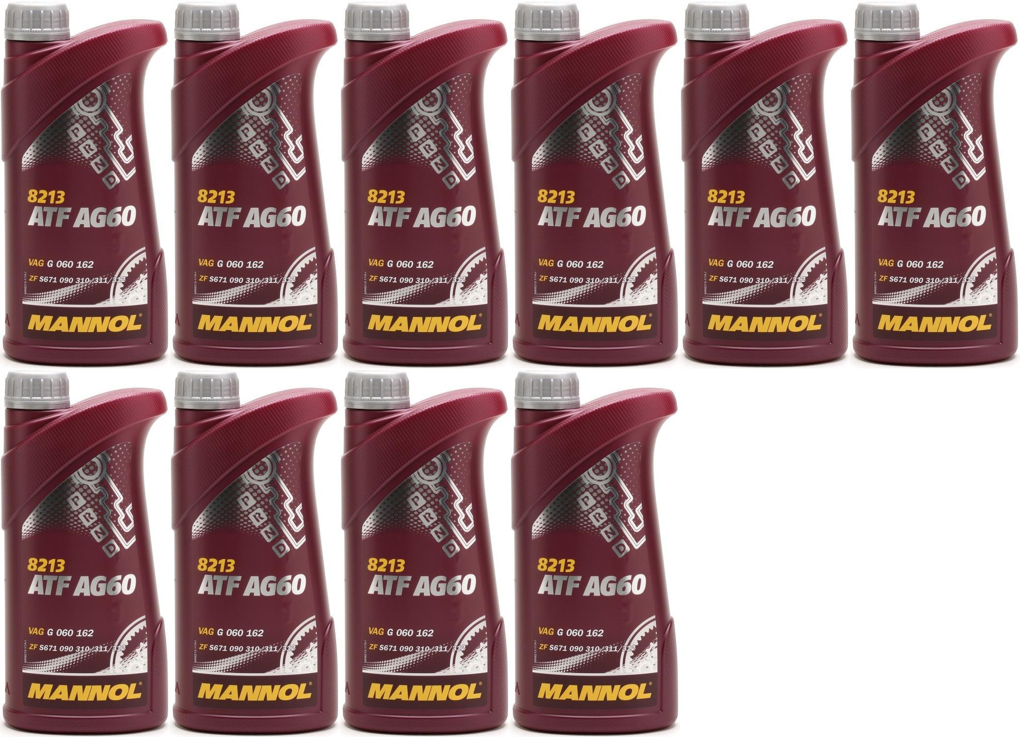 MANNOL ATF AG60 Automatikgetriebeöl 10x 1l = 10 Liter