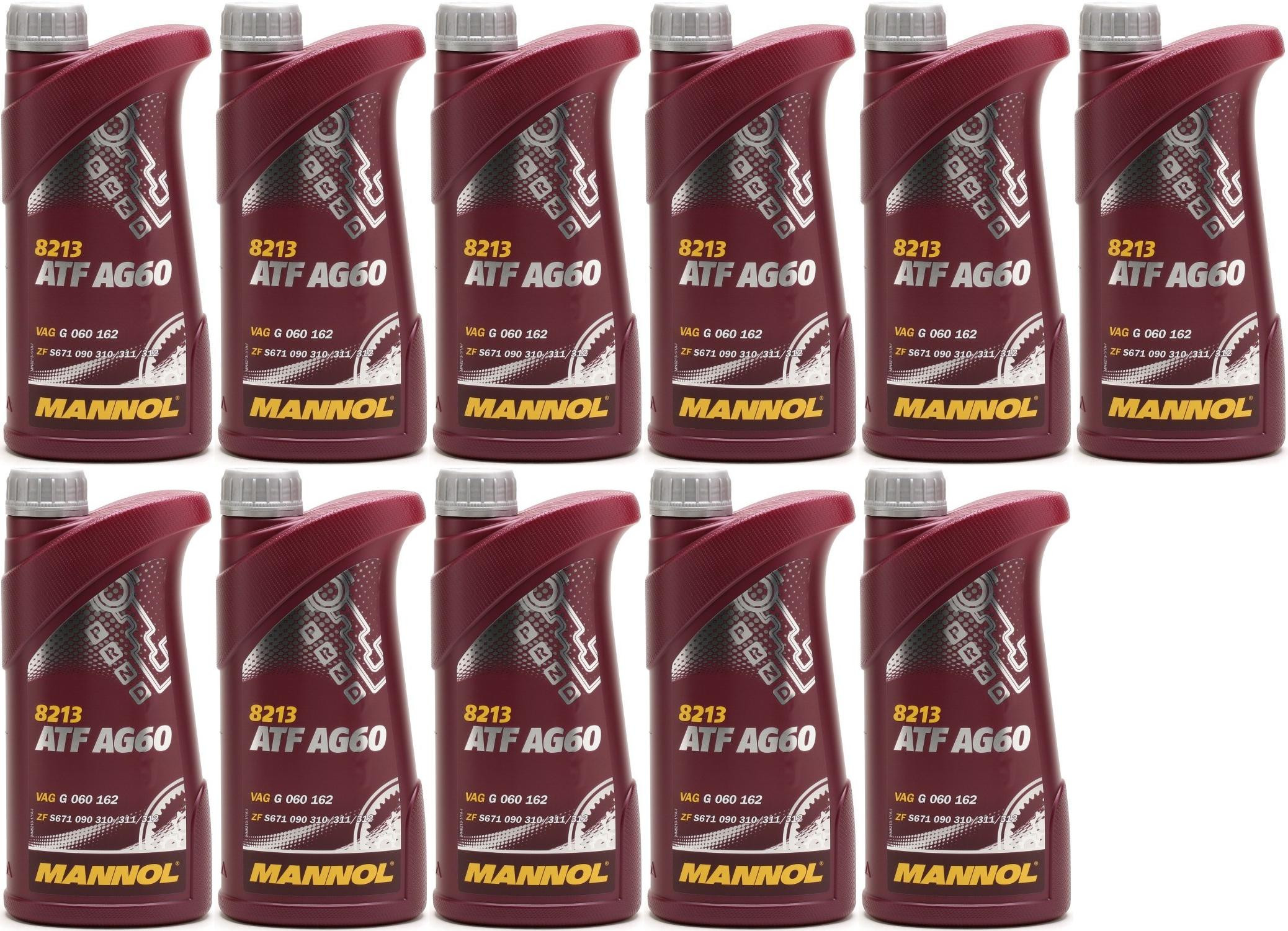 MANNOL ATF AG60 Automatikgetriebeöl 11x 1l = 11 Liter