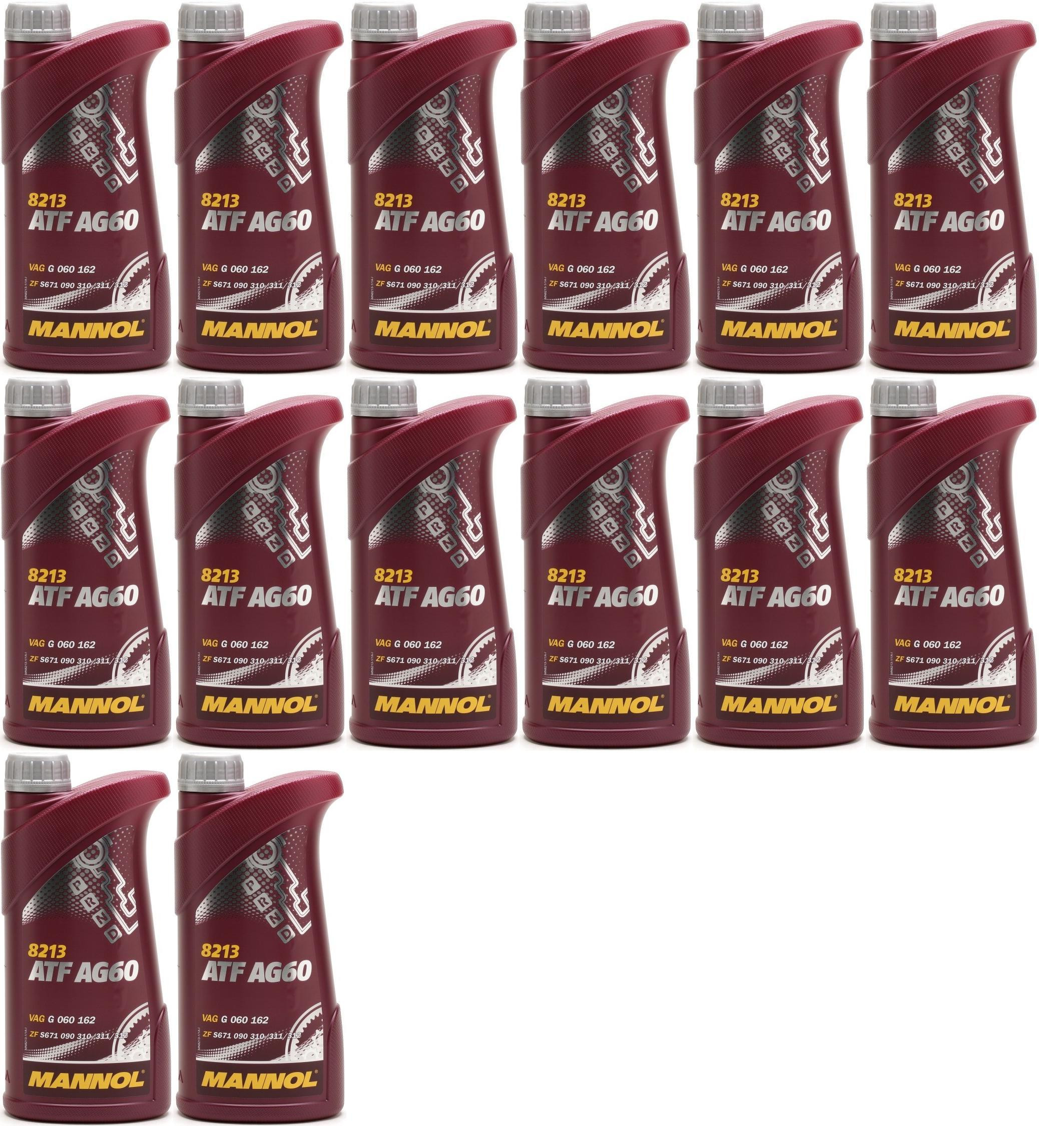MANNOL ATF AG60 Automatikgetriebeöl 14x 1l = 14 Liter