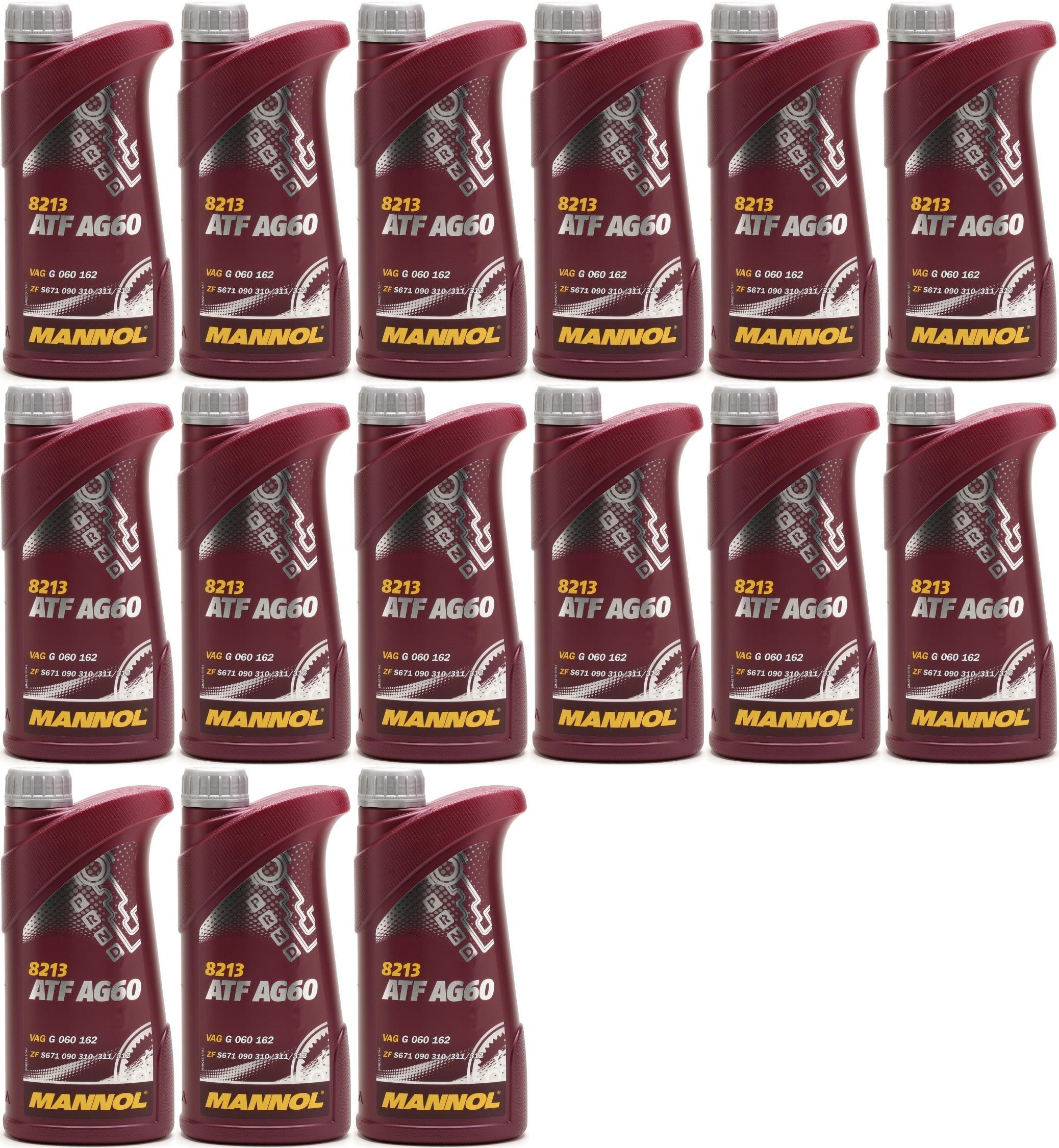 MANNOL ATF AG60 Automatikgetriebeöl 15x 1l = 15 Liter