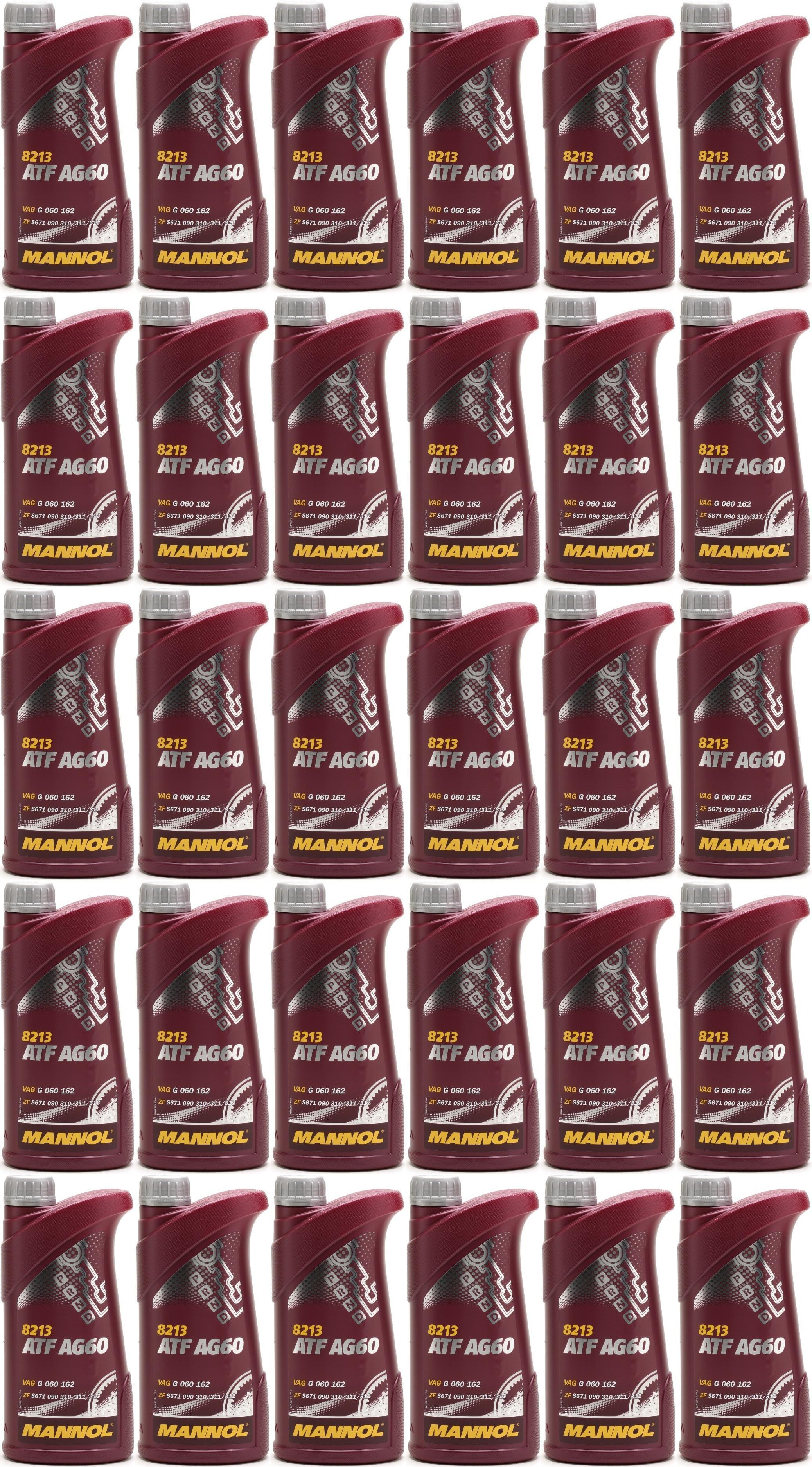 MANNOL ATF AG60 Automatikgetriebeöl 30x 1l = 30 Liter