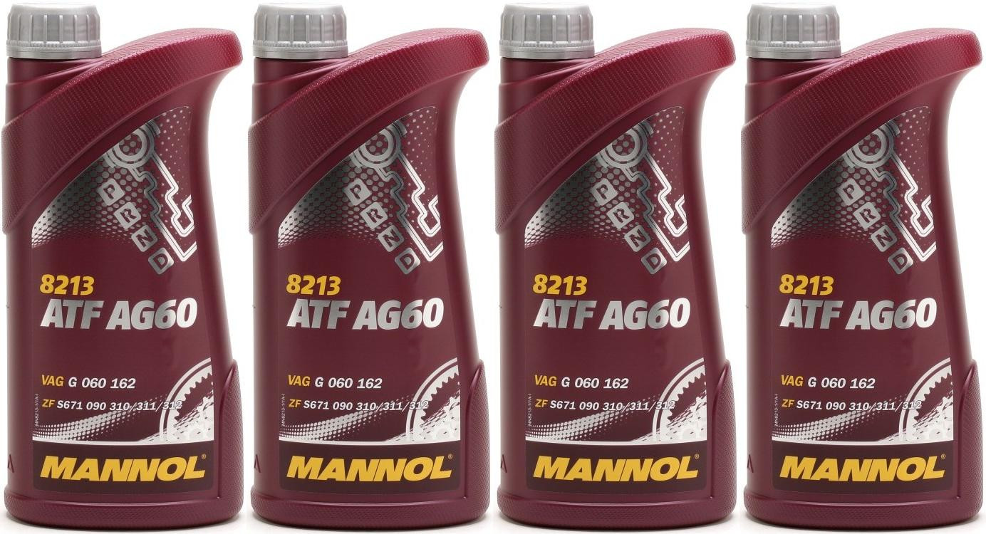 MANNOL ATF AG60 Automatikgetriebeöl 4x 1l = 4 Liter