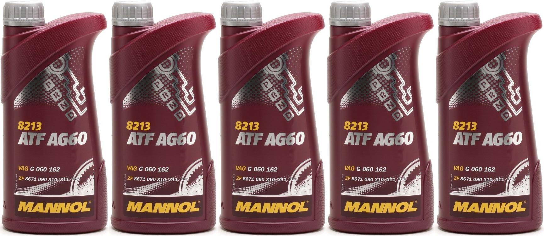 MANNOL ATF AG60 Automatikgetriebeöl 5x 1l = 5 Liter