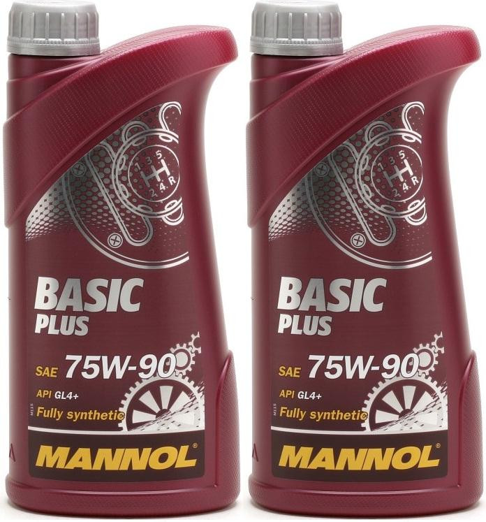 MANNOL Basic Plus 75W-90 API GL 4+ 2x 1l = 2 Liter