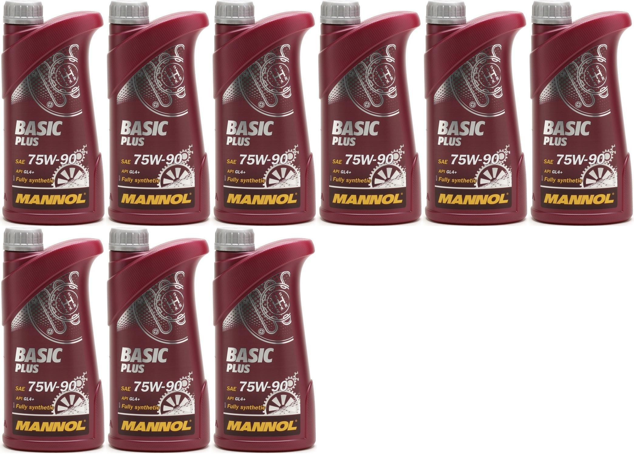 MANNOL Basic Plus 75W-90 API GL 4+ 9x 1l = 9 Liter